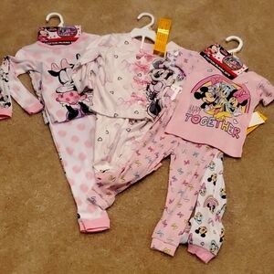 Lot of Minnie Mouse Pajamas